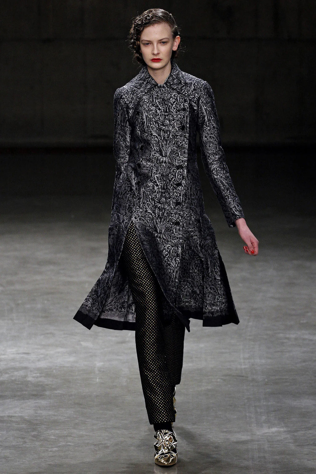 MEADHAM KIRCHHOFF 2013 runway coat XS-S