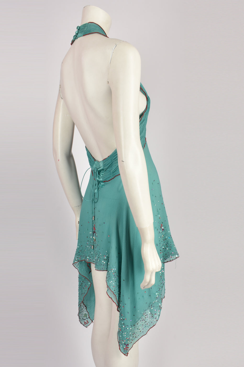 ROBERTO CAVALLI JUST CAVALLI HANDKERCHIEF DRESS S