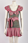ZAC POSEN SPARKLY KNITTED DRESS S