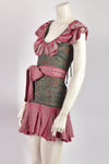 ZAC POSEN SPARKLY KNITTED DRESS S