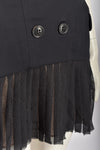 JULIEN MACDONALD SUITED BLACK MINI DRESS S