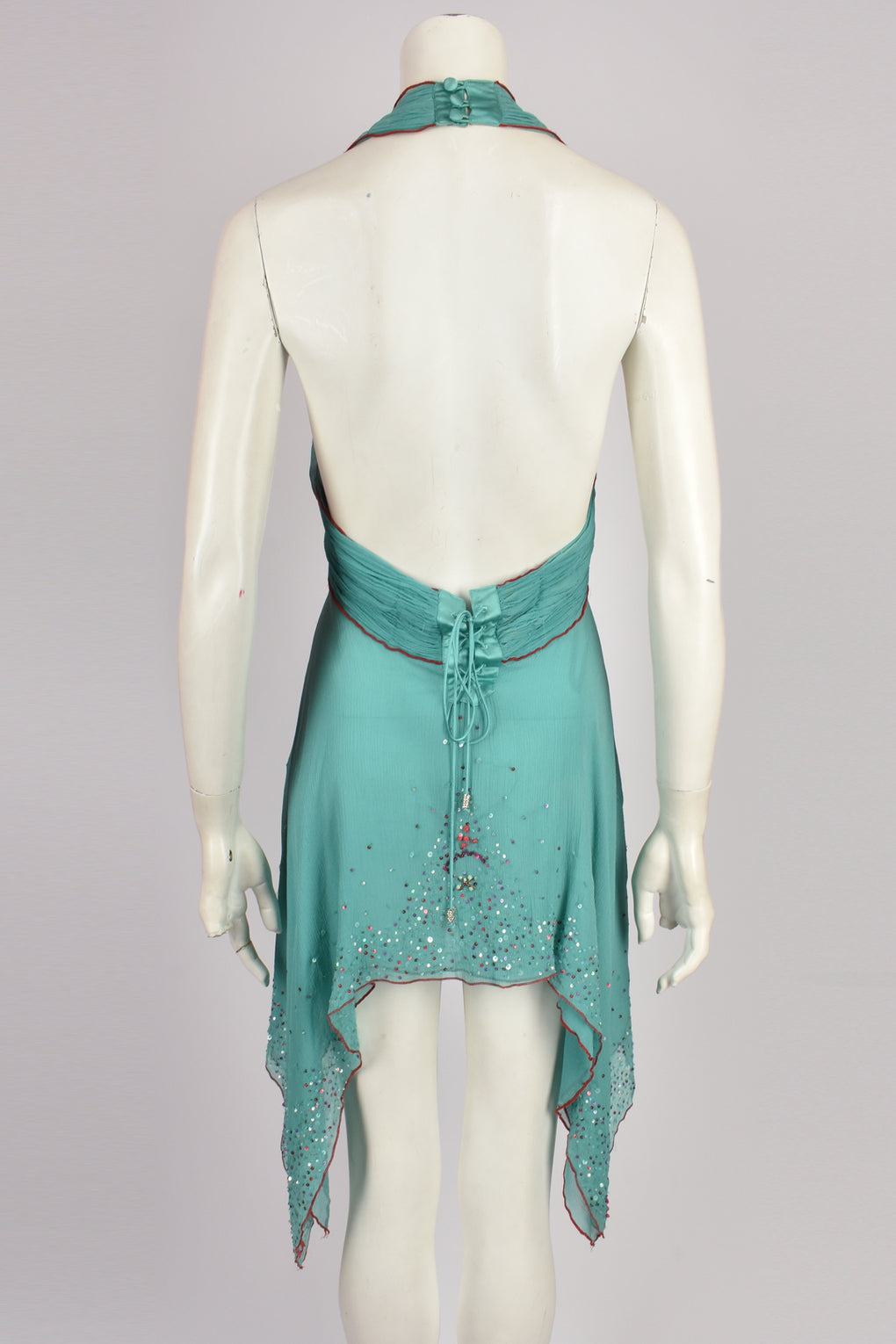 ROBERTO CAVALLI JUST CAVALLI HANDKERCHIEF DRESS S