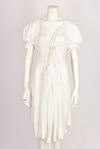 VIVIENNE WESTWOOD WHITE CORSET SUMMER DRESS