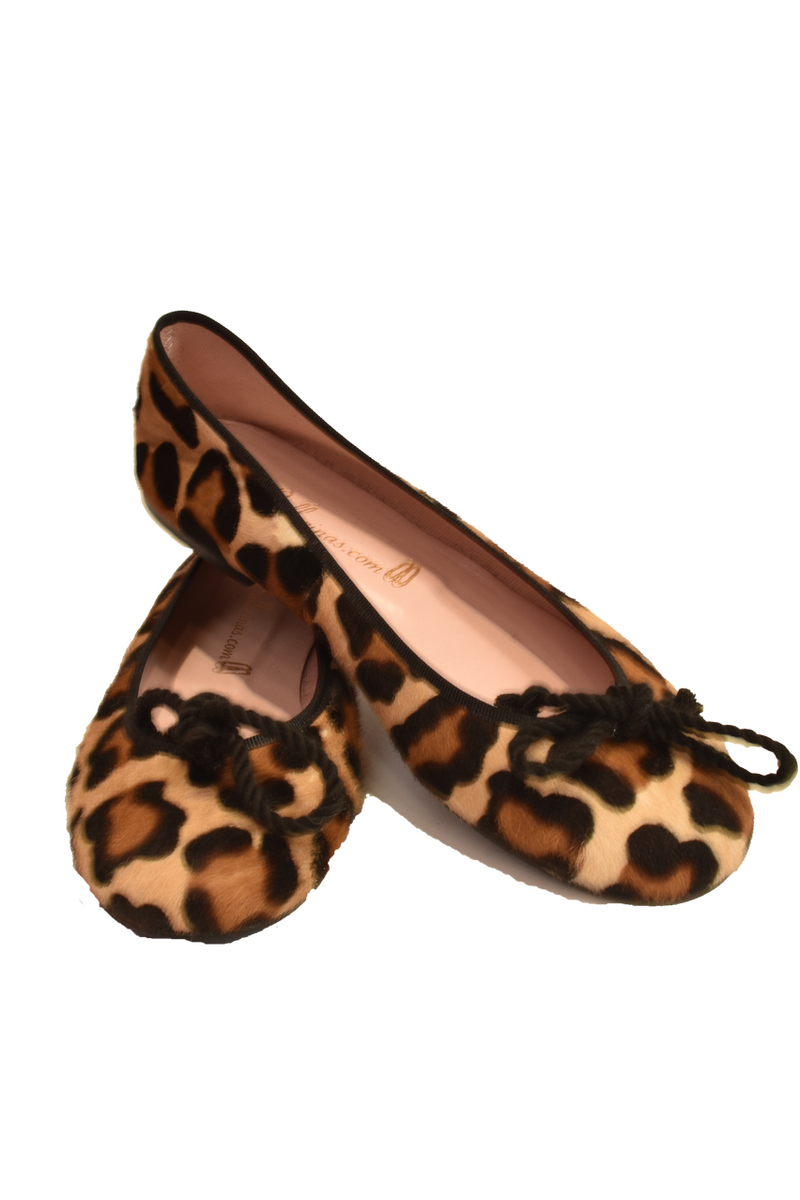 Leopard ballerina flats online