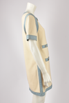 CHANEL S/S 2007 DENIM AND CREAM MINI DRESS