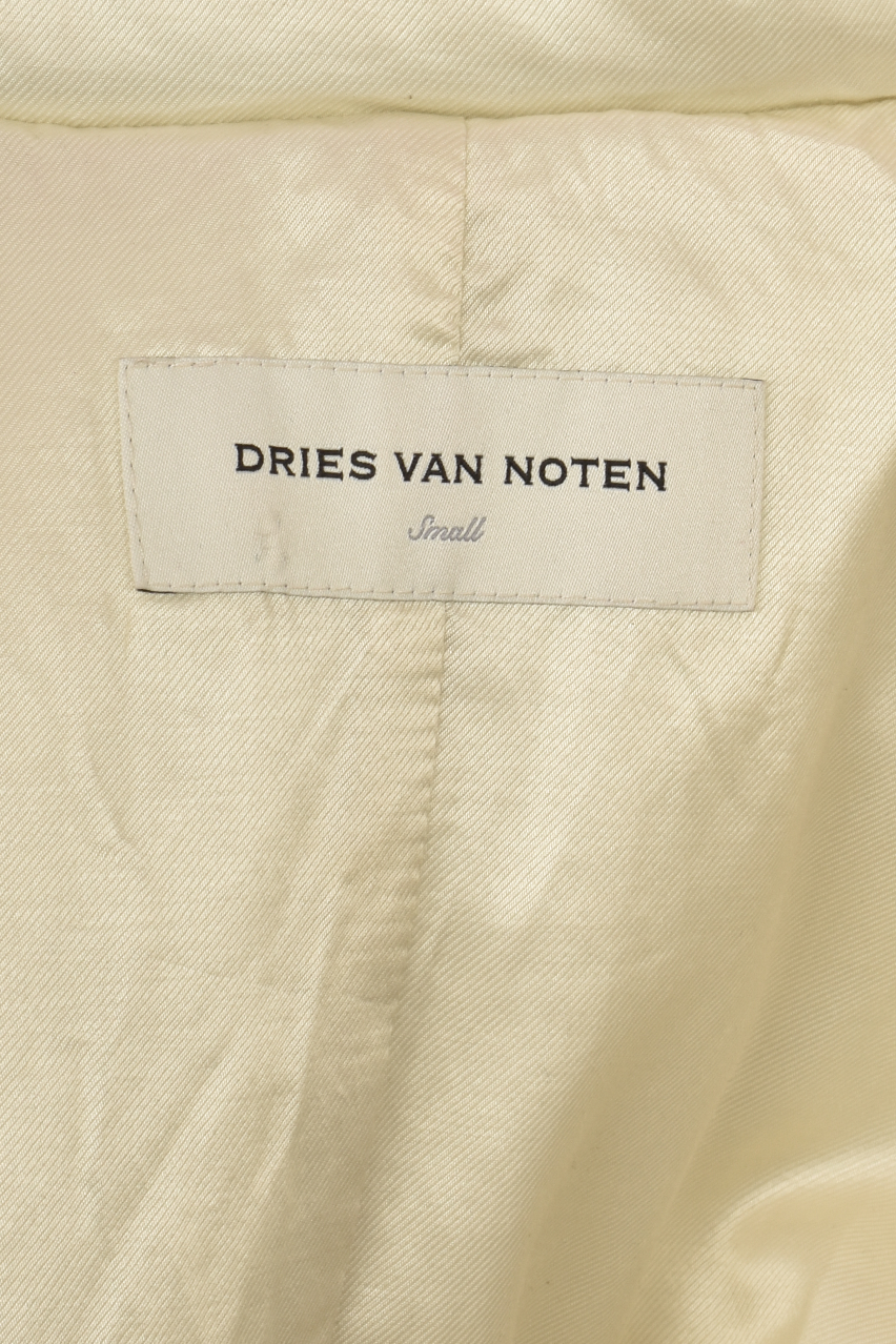 DRIES VAN NOTEN A/W 2023 OVERSIZED SATIN PUFFER COAT