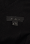 ELLERY BLACK MAXI DRESS WITH LACE UP CORSET FRONT DETAIL