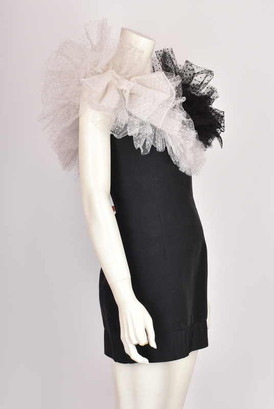 GINA FRATINI TULLE MINI DRESS