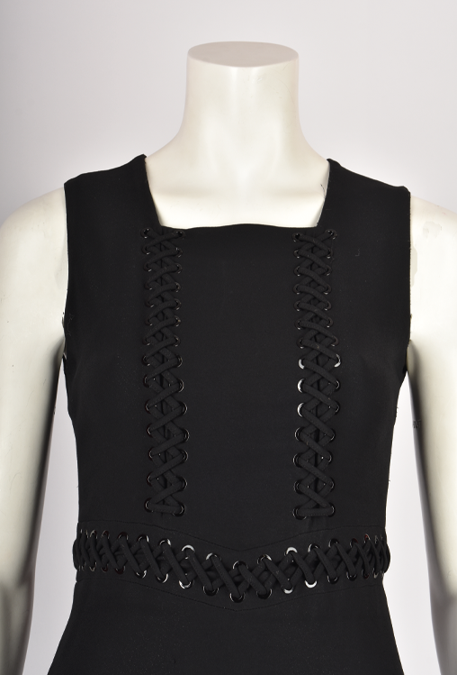 GIVENCHY LITTLE BLACK DRESS WITH LACING DETAIL