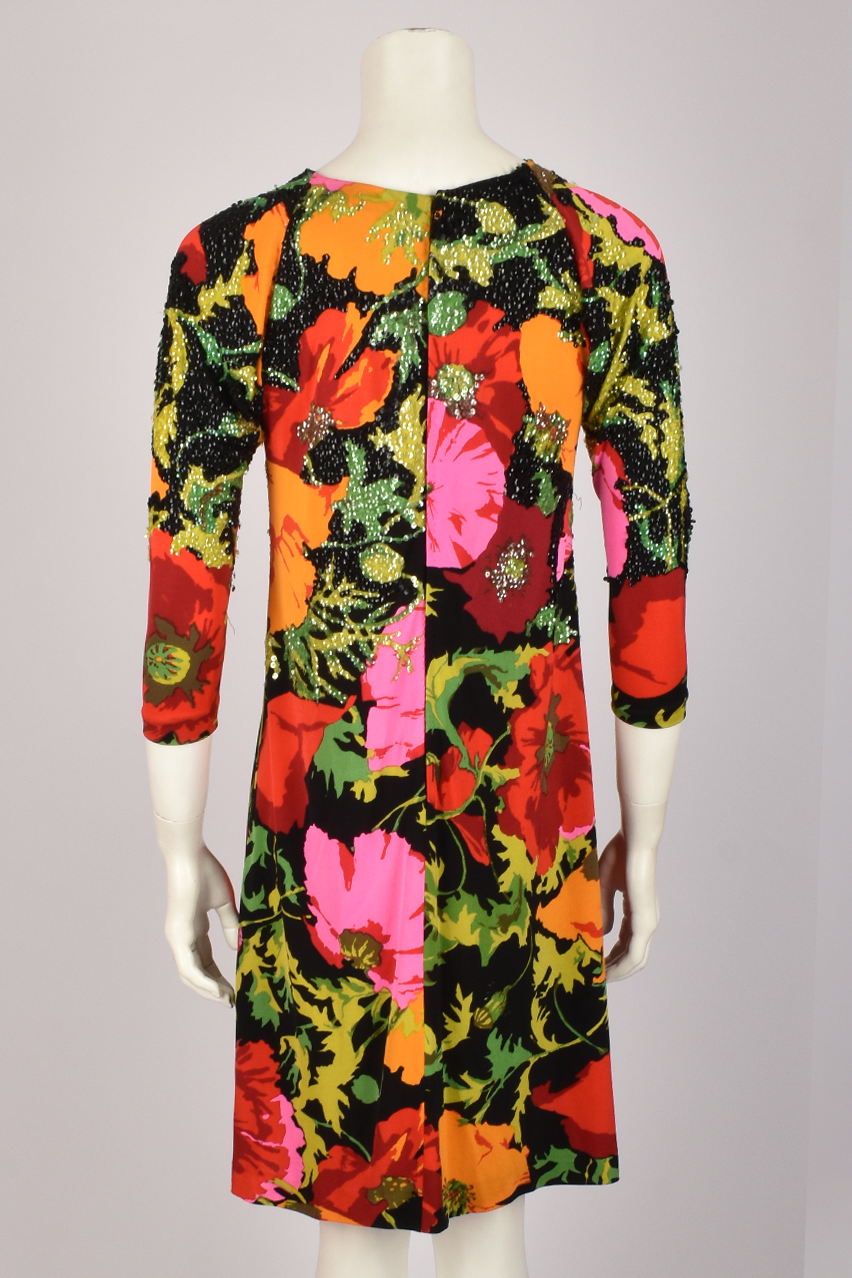 KEN SCOTT FLORAL EMBELLISHED DRESS