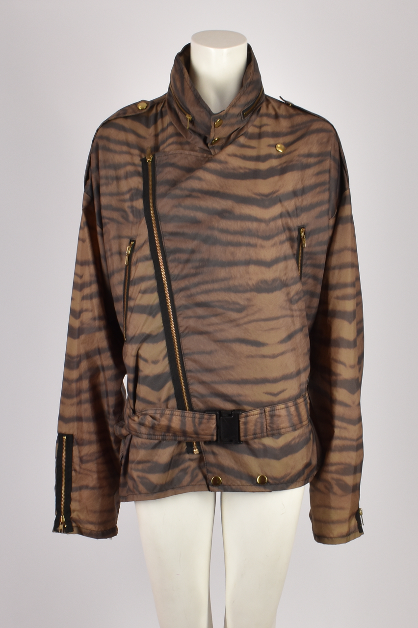 JEAN-CHARLES DE CASTELBAJAC TIGER PRINT RAINCOAT