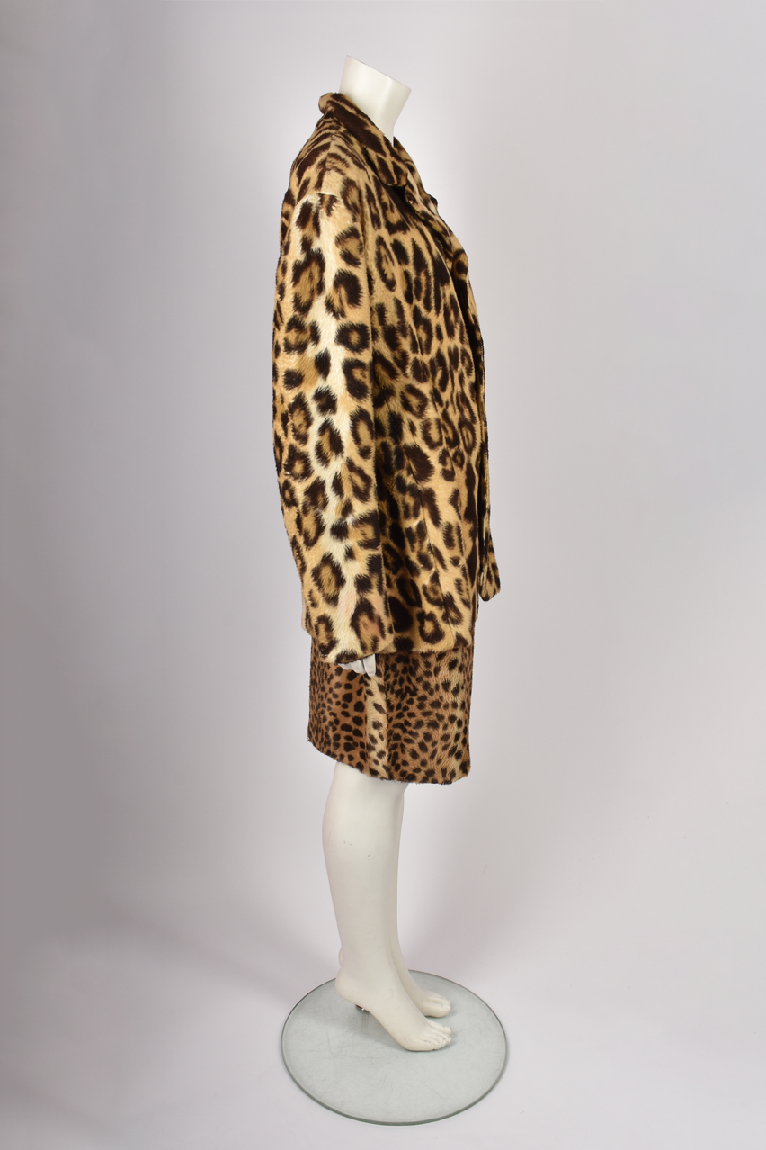 Leopard Faux Fur Coat