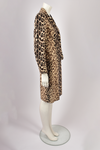 MOSCHINO LEOPARD PRINT SKIRT SUIT