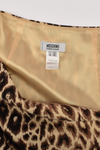 MOSCHINO LEOPARD PRINT SKIRT SUIT