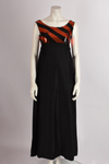 STRIPED SEQUIN MAXI DRESS