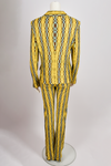 MISSONI YELLOW AND BLUE TROUSER SUIT