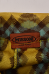 MISSONI YELLOW AND BLUE TROUSER SUIT