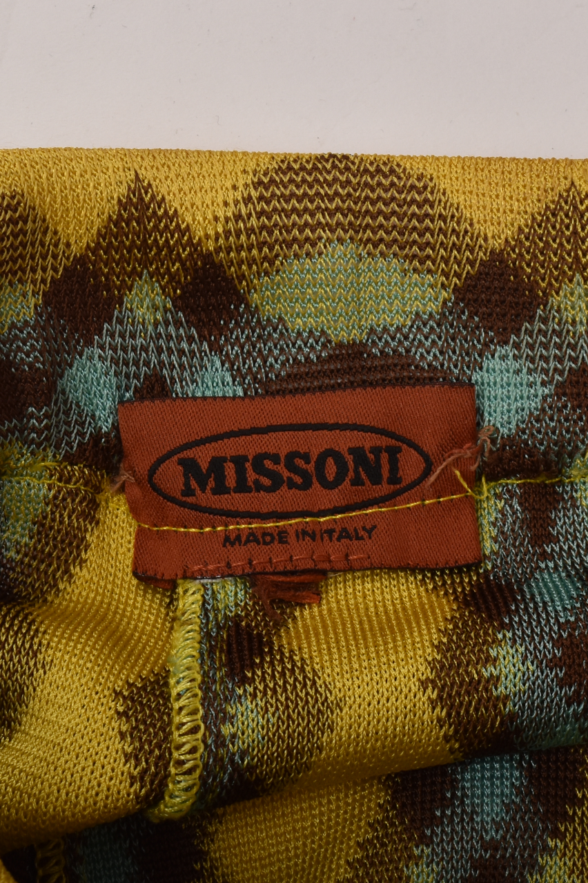 MISSONI YELLOW AND BLUE TROUSER SUIT