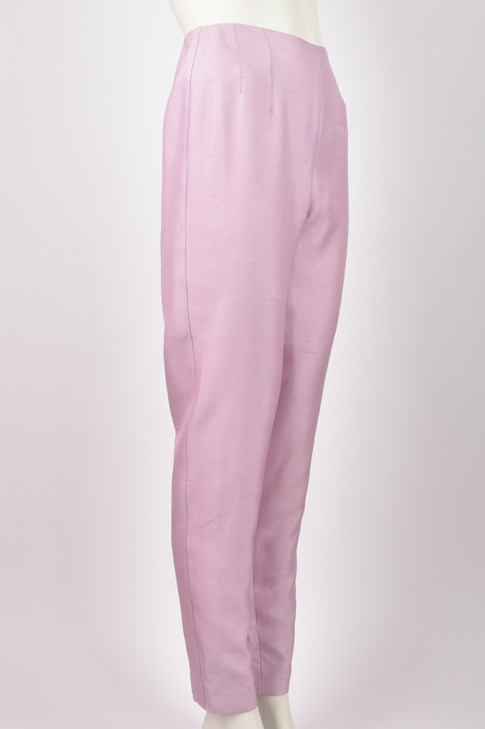 CLAUDE MONTANA LILAC TROUSERS
