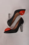 MOSCHINO S/S 2023 POINTED HEELS WITH INFLATABLE HEART ON FRONT