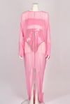 RICK OWEN S/S 2021 RUNWAY PINK SET