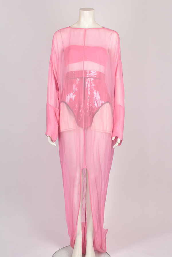 RICK OWEN S/S 2021 RUNWAY PINK SET