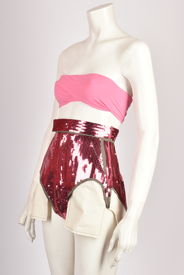 RICK OWEN S/S 2021 RUNWAY PINK SET