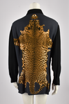 JEAN PAUL GAULTIER WITH BACK LEOPARD SKIN PRINT