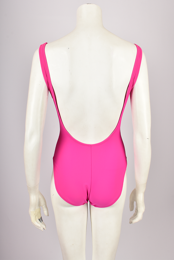 ANN COLE HOT PINK ONE-PIECE SWIMSUIT
