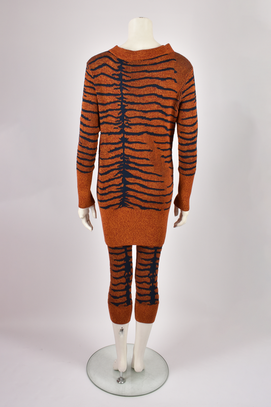 VIVIENNE WESTWOOD TIGER PRINT KNIT SET