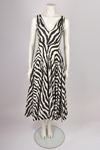 PLEIN SUD 2000'S ZEBRA PRINT MIDI DRESS