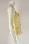 VOYAGE 90s sheer yellow vest top M