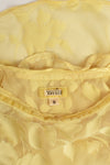 VOYAGE 90s sheer yellow vest top M