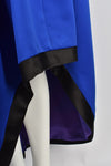 YVES SAINT LAURENT beaded blue dress
