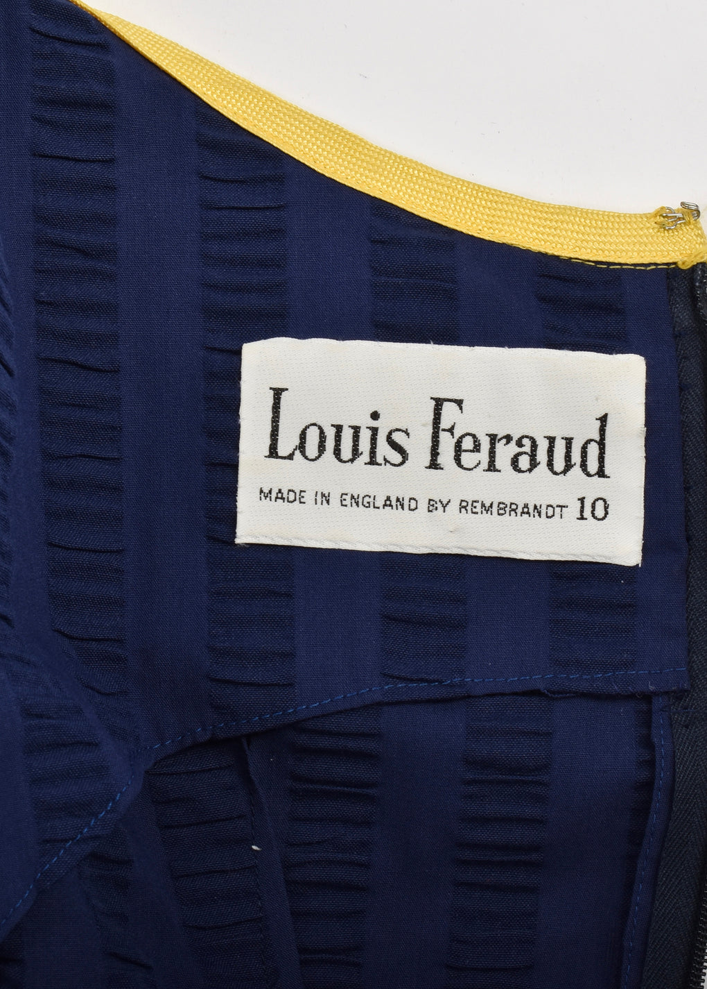 LOUIS FERAUD 60s summer check dress / S-M