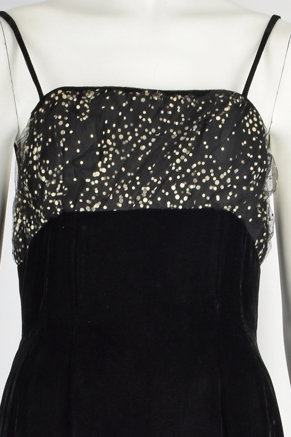 VINTAGE 50s velvet ballgown M-L