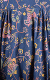 DAVID SILVERMAN 70s paisley dress / S-M