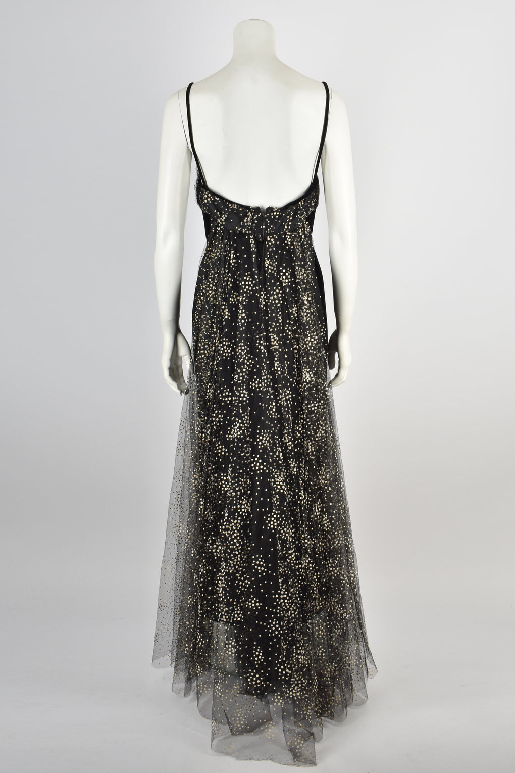 VINTAGE 50s velvet ballgown M-L