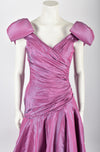 Murray Arbeid 80s purple bow gown