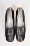 MAUD FRIZON black leather heels