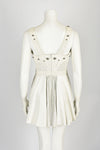 VERSACE Runway 2012 Leather Stud Dress S