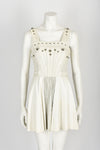 VERSACE Runway 2012 Leather Stud Dress S