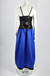 YVES SAINT LAURENT beaded blue dress