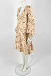 MISS MOUSE attributed 70s novelty print dress S-M