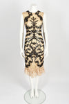 ALEXANDER MCQUEEN Runway 2012 Laser Cut Lace Dress XS/S