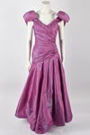 Murray Arbeid 80s purple bow gown