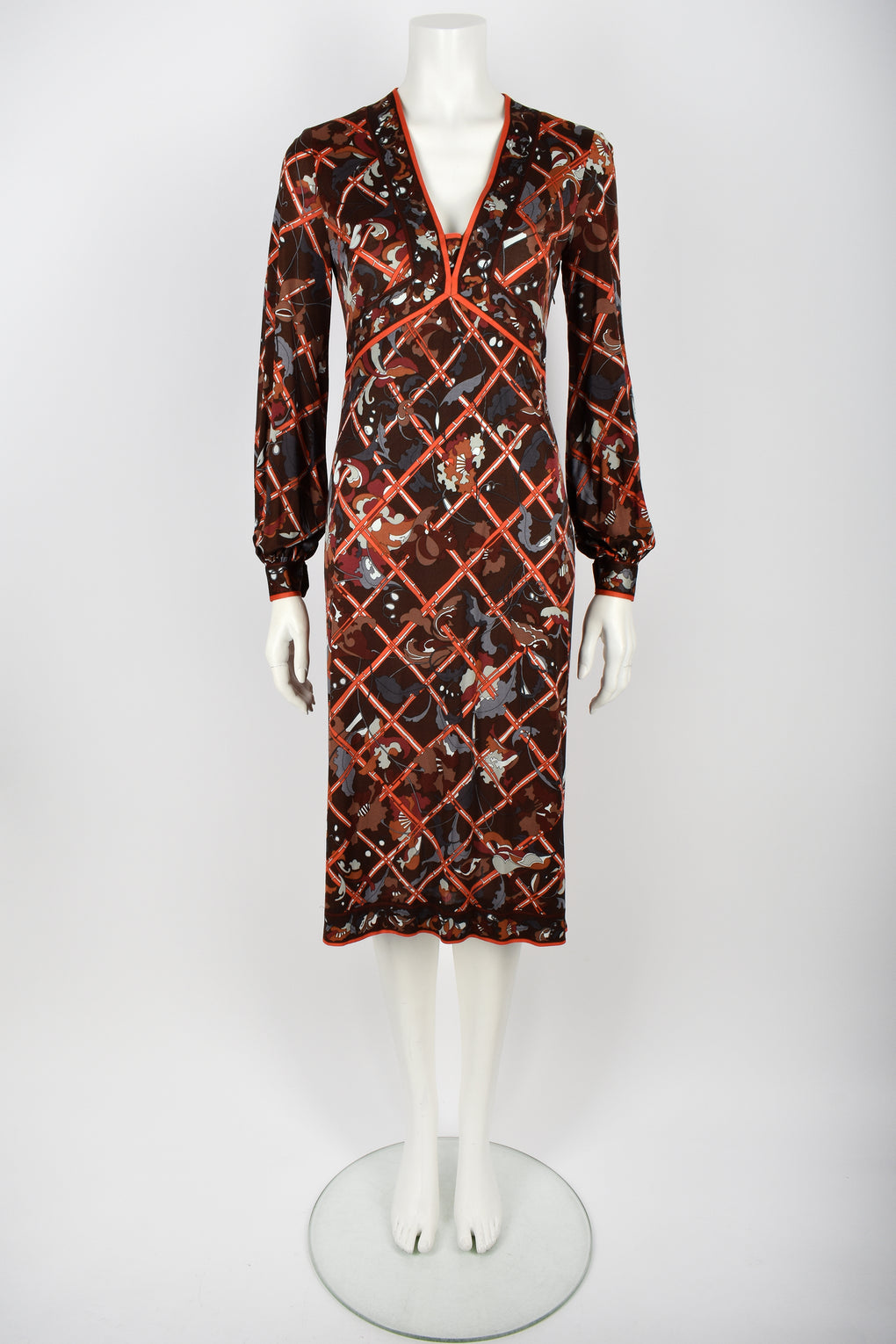 EMILIO PUCCI 70s jersey dress S-M