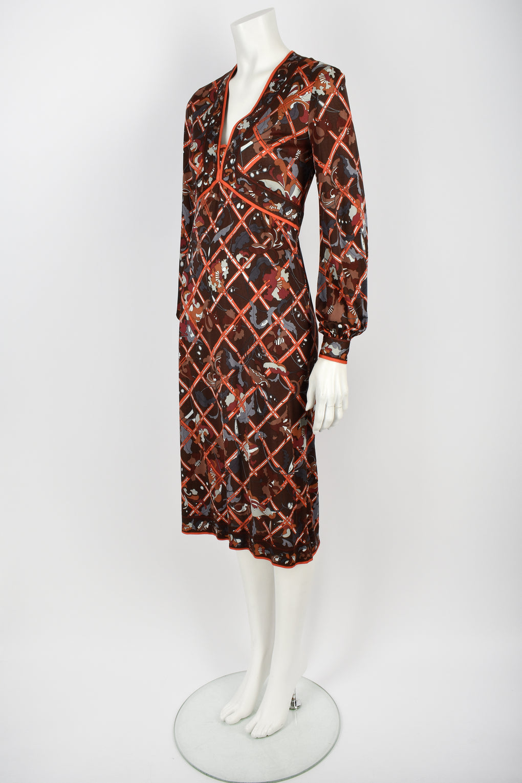 EMILIO PUCCI 70s jersey dress S-M