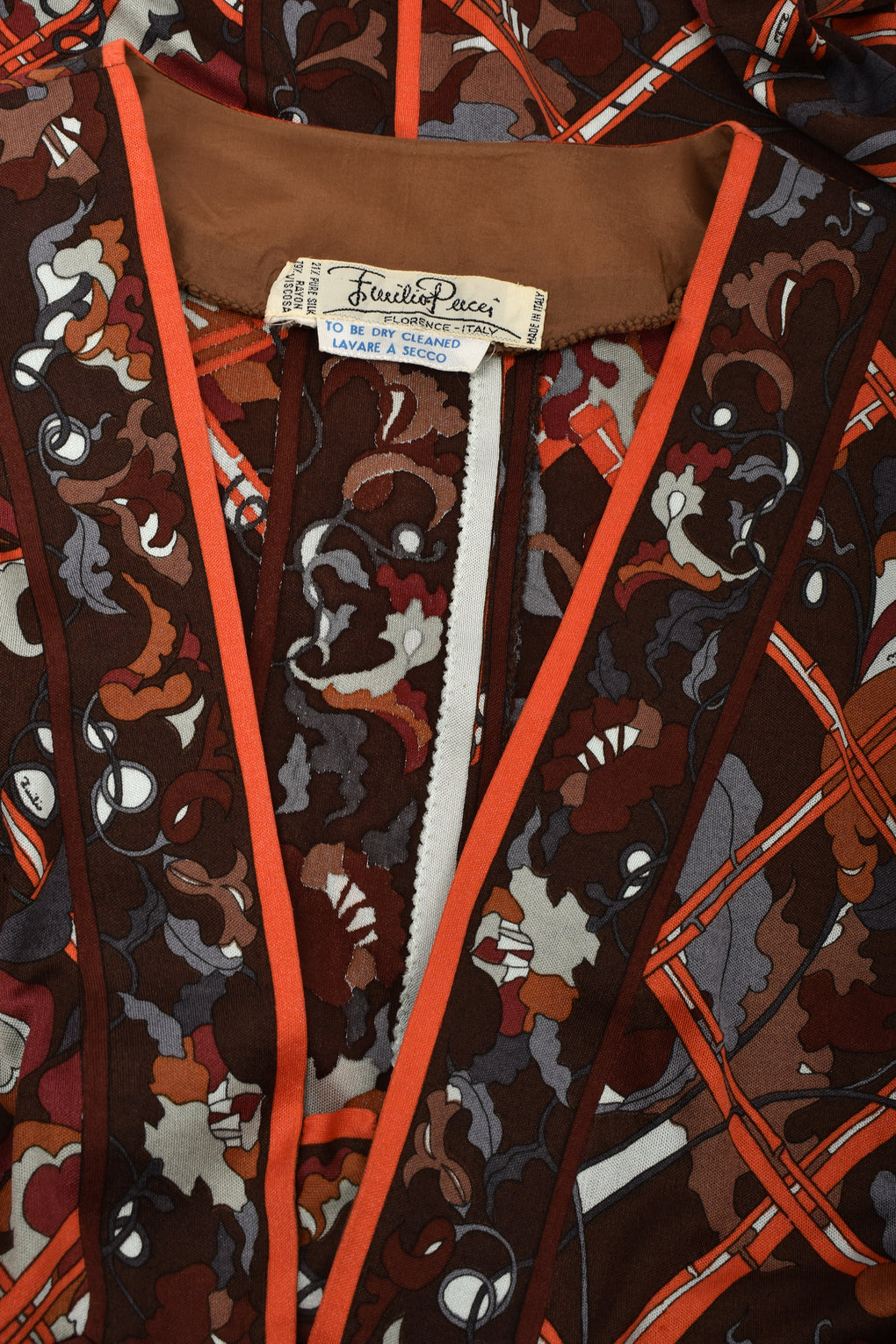 EMILIO PUCCI 70s jersey dress S-M