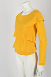 SONIA RYKIEL 70s NOS tiered sweater / M